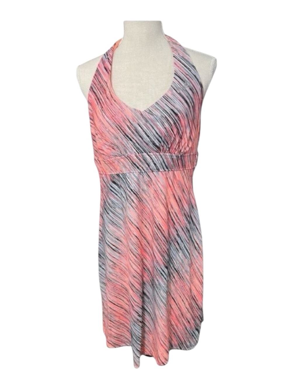 Zero X Posur Swimwear Sport Sundress Swim Dress Size L Orange Beach Pool